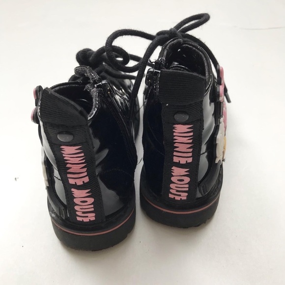 Zara x Disney Minnie Mouse patent boots VGUC size 24(8 toddler) - Picture 7 of 8